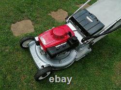 HONDA HR 216 QM 21 Self Drive Electric Start Rear Roller Petrol Lawnmower