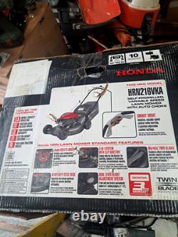 HONDA HRN216VKA SELF-PROPELLED LAWN MOWER with smart drive
