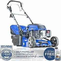 HYM430SPER Petrol Roller Lawn Mower 17 43cm / 430mm 139cc GRADED Hyundai