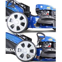 HYUNDAI 53cm 21 Cut Petrol Lawnmower Self Propelled ELECTRIC START Lawnmower