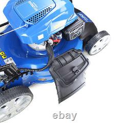 HYUNDAI 53cm 21 Cut Petrol Lawnmower Self Propelled ELECTRIC START Lawnmower