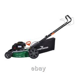 Hawksmoor Lawnmower Self-Propelled Petrol 125cc Durable 46cm Cutting Width NEW