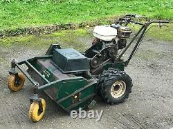 Hayter Condor with Flail Mower Attachment