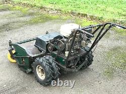 Hayter Condor with Flail Mower Attachment