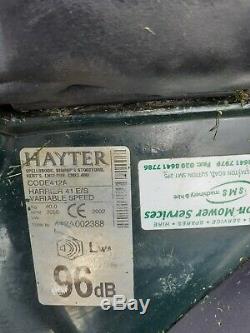 Hayter Harrier 41 Self Propelled Auto Drive Petrol Lawn Mower, electric start