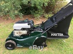 Hayter Harrier 41 Self Propelled Petrol Lawn Mower with Roller and Key Start