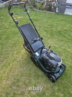 Hayter Harrier 41 Self-Propelled roller Petrol Lawn Mower ELECTRIC brings Stratt