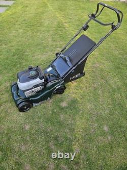 Hayter Harrier 41 Self-Propelled roller Petrol Lawn Mower ELECTRIC brings Stratt