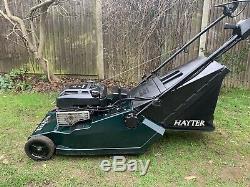 Hayter Harrier 48 Self Propelled Petrol Lawn Mower with Steel Roller Key Start