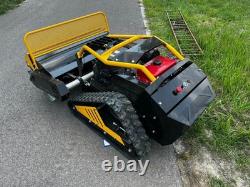 Heavy Duty Remote Controlled Tracked Flail Mower 16HP Loncin Engine