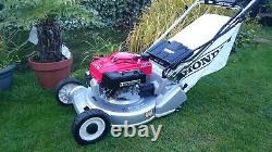 Honda HR194 QM 19 Self propelled RotoStop Electric start Roller Lawnmower