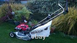 Honda HR194 QM 19 Self propelled RotoStop Electric start Roller Lawnmower