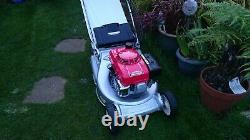 Honda HR194 QM 19 Self propelled RotoStop Electric start Roller Lawnmower