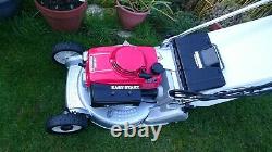 Honda HR194 QM 19 Self propelled RotoStop Electric start Roller Lawnmower