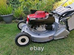 Honda HR216 QM 21 Self Drive Electric Start RotoStop Rear Roller Lawnmower