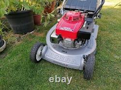 Honda HR216 QM 21 Self Drive Electric Start RotoStop Rear Roller Lawnmower