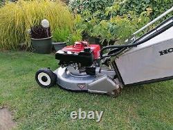 Honda HR216 QM 21 Self Drive Electric Start RotoStop Rear Roller Lawnmower