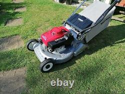 Honda HR216 QM 21 Self Drive Electric Start RotoStop Rear Roller Lawnmower