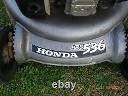 Honda HRD536 QXE 21 Cut Rear Roller Self Propelled Lawnmower