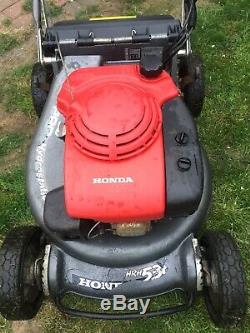 Honda HRH 536 HX 53cm Petrol Self-Propelled Hydrostatic mower. Domestic use only