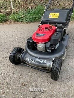 Honda HRH HX536 PRO Rear Roller Petrol Lawnmower with Grass Box