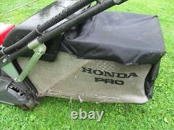 Honda HRH536 QXE 21 Self Propelled PRO Rear Roller Cut Lawn Mower Power Drive