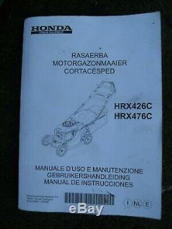 Honda HRX426C Self Propelled Petrol lawnmower 17 CUT Mower