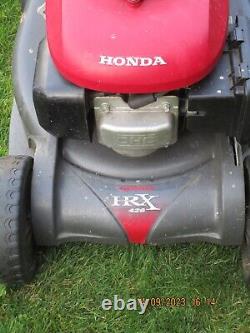 Honda HRX426CQXE self propelled petrol lawnmower with rear roller