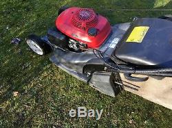 Honda HRX476C QXE Lawn Mower, Self Propelled Roller, Roto-Stop, GCV160 OHV