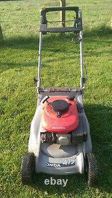 Honda Hrb 475 Petrol Mower With Rear Roller Lawnmower 4 Stroke Self Propelled