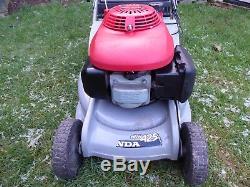 Honda Hrb425 Rear Roller Self Propelled 16 Rotary Petrol Lawnmower Grass Bag