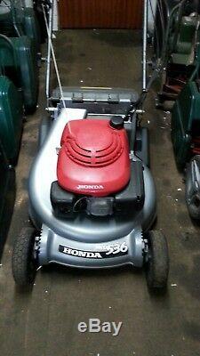 Honda Hrd535 Qxe Petrol Rotary Mower With Box Rear Roller Self Propelled