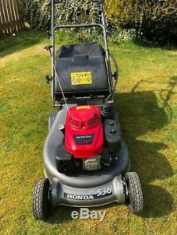 Honda Hrd536qxe 21 Petrol Self Propelled Rear Roller Lawn Mower