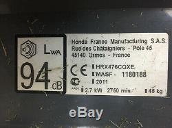Honda Hrx 476 Cqxe Self Propelled Rear Roller Petrol Lawnmower (used)