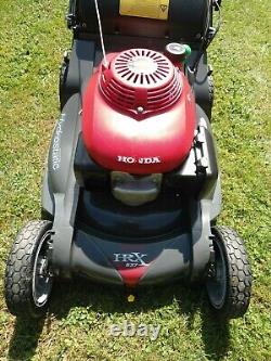 Honda Hrx 537 Hydrostatic Petrol Mower Collector And Mulching Recycler. 21