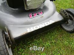 Honda Izy HRG536C6SDEA self-propelled 21 inch cut lawnmower (serviced 06/07/20)