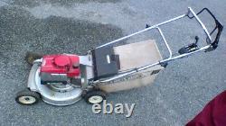 Honda SX Self-Propelled Rotary Petrol Mower with Grass Collection Box VGC