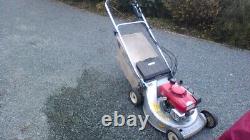 Honda SX Self-Propelled Rotary Petrol Mower with Grass Collection Box VGC