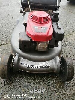 Honda hrd536 qxe self propelled lawnmower