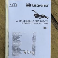 Husqvarna C247S Self Propelled Lawnmower + Spark Plugs, Air Filter, + Oil