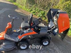 Husqvarna RC320Ts AWD Out Front 103cm Deck Ride on Lawnmower with Grass Catcher