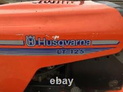 Husqvarna lt 125 ride on mower Barn Find Shed find