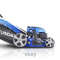Hyundai 139cc Petrol Self Propelled Mulching Lawnmower 46cm 18 Cut Lawn Mower
