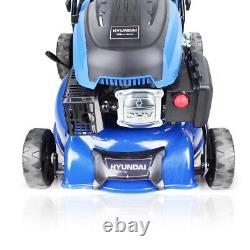 Hyundai 17/42cm 139cc Electric-Start Self-Propelled Petrol Lawnmower HYM430SPE