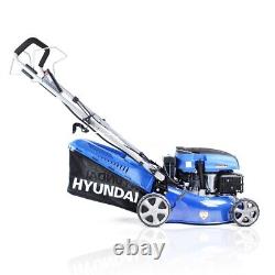 Hyundai 17/42cm 139cc Electric-Start Self-Propelled Petrol Lawnmower HYM430SPE