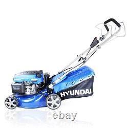 Hyundai 17/42cm 139cc Electric-Start Self-Propelled Petrol Lawnmower HYM430SPE