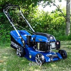 Hyundai 17/42cm 139cc Electric-Start Self-Propelled Petrol Lawnmower HYM430SPE