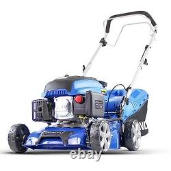 Hyundai 17 / 43cm 139cc Self-Propelled Petrol Lawnmower, 25-75mm Cuts, HYM430SP