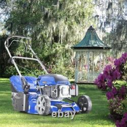 Hyundai 17/43cm 139cc Self-Propelled Petrol Roller Lawnmower HYM430SPR