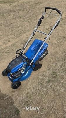 Hyundai 17 Electric-Start Lawnmower Self-Propelled Roller 43cm Cut 139cc Petrol